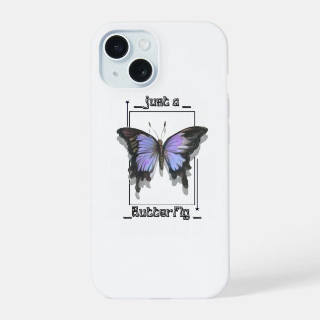 Just a Butterfly  Iphone Case (Back)