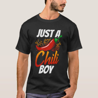 JUST A Chili BOY Spicy Chili T-Shirt