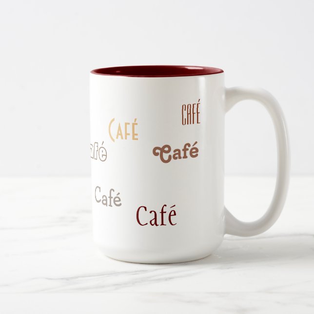 Just a coffee Two-Tone coffee mug (Right)