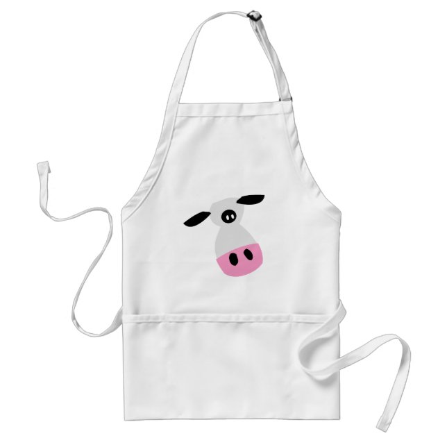 Just a Cow Adult Apron (Front)