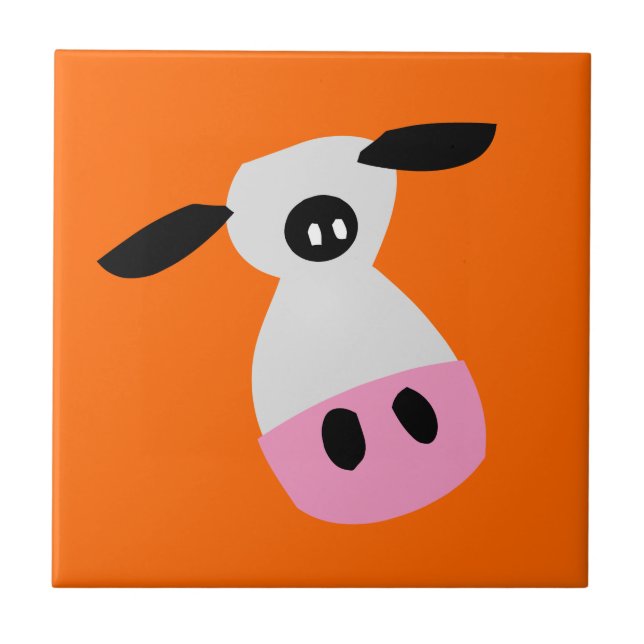 Just a Cow Tile (Front)