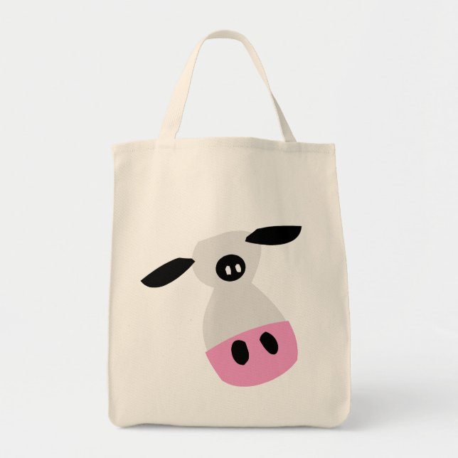 Just a Cow Tote Bag (Front)