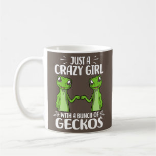 Just A Crazy Girl With A Bunch Of Geckos Pet Coffee Mug