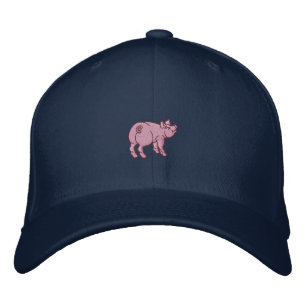 Just A Cute Little Pig Embroidered Baseball Cap