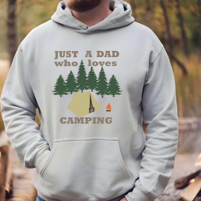 just a dad who loves camping and hiking hoodie (Creator Uploaded)
