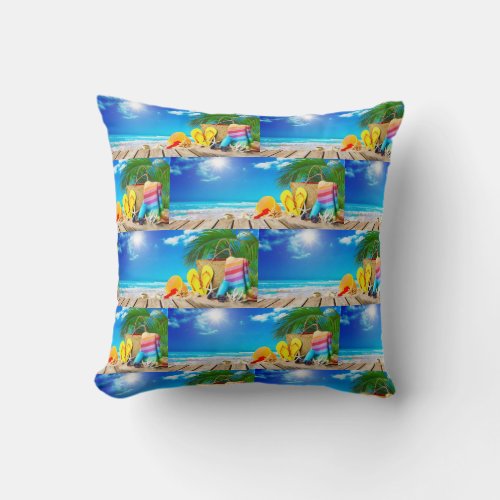 JUST A DAY AT THE BEACH PILLOW