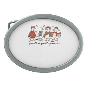 Just a Fall Goose Oversized T-Shirt Belt Buckle