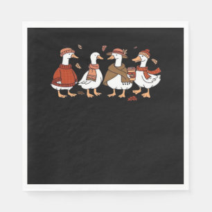 Just a Fall Goose Oversized T-Shirt Napkins