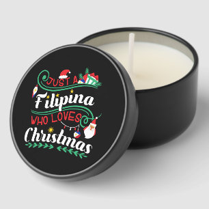 Just a Filipina Who Loves Christmas Mini Candle Favors