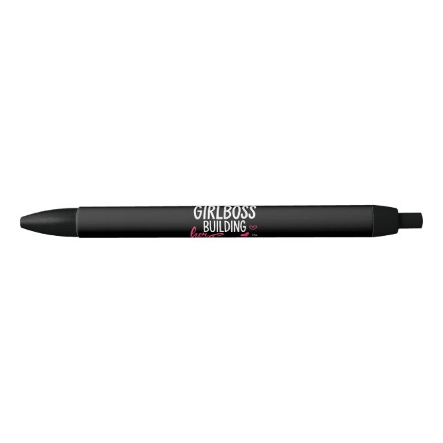 Just a girl boss building her empire women inspiri pen (Front)