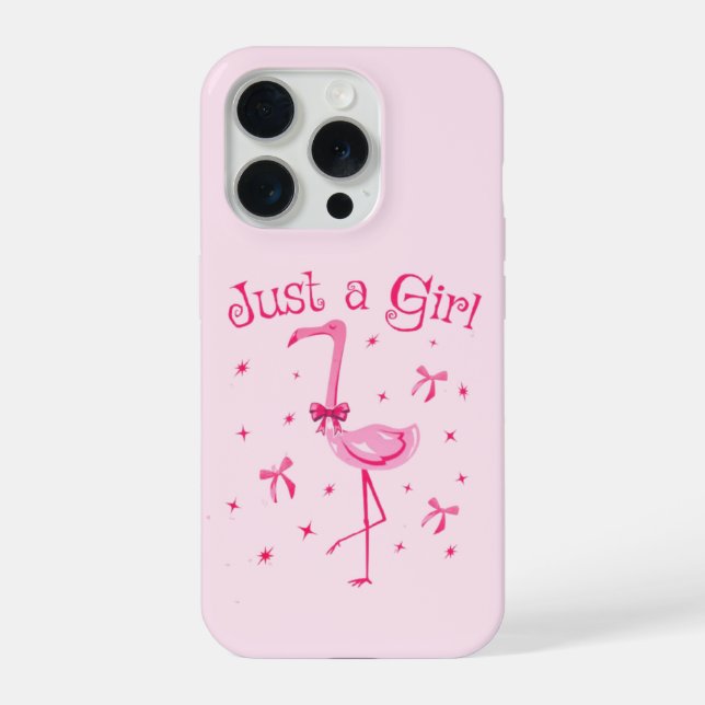 “‘Just a Girl’ iPhone Case (Back)