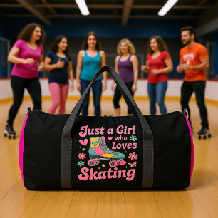 Just A Girl Loves Skating Duffle Bag