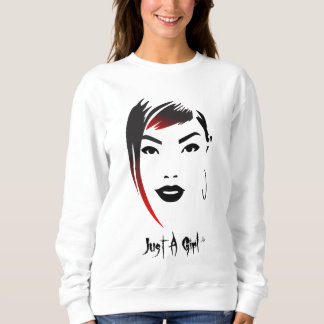 Just A Girl red hair Sweatshirt