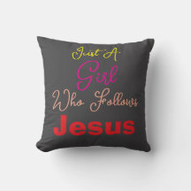 Just a Girl Who Follows Jesus Colorful