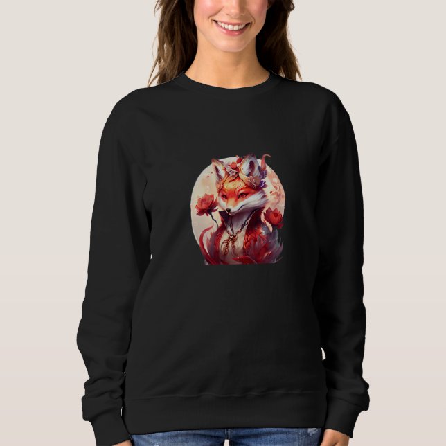 Just A Girl Who Foxes Sweatshirt (Front)