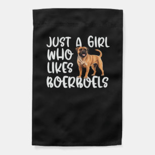 Just A Girl Who Likes Boerboels Classic T-Shirt Garden Flag