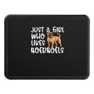 Just A Girl Who Likes Boerboels Classic T-Shirt Hitch Cover