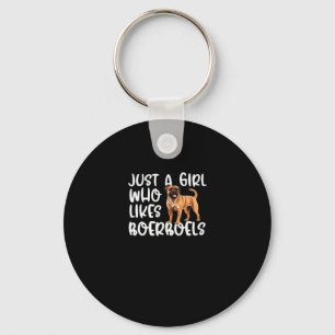Just A Girl Who Likes Boerboels Classic T-Shirt Keychain