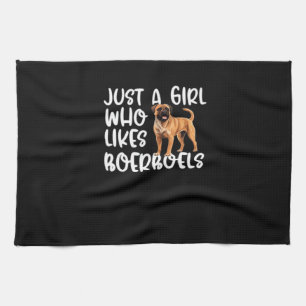 Just A Girl Who Likes Boerboels Classic T-Shirt Kitchen Towel