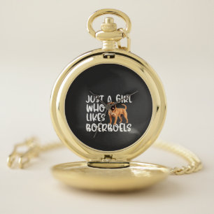 Just A Girl Who Likes Boerboels Classic T-Shirt Pocket Watch
