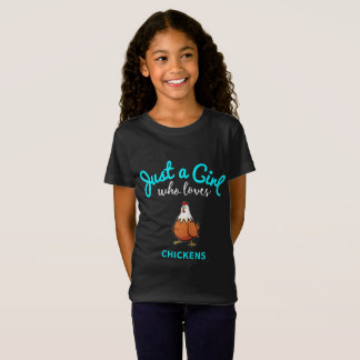 Just A Girl Who Love Chicken| Chicken Lover Gift T-Shirt