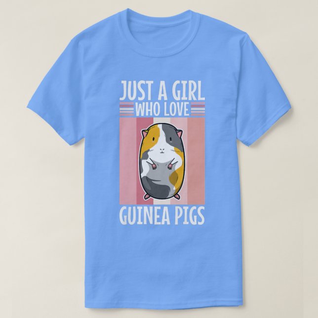 Just A Girl Who Love Guinea Pigs 818 T-Shirt (Design Front)