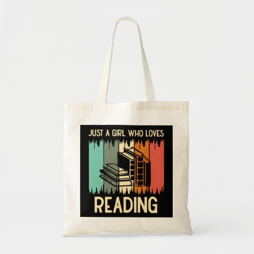 Just a girl who love reading Book lover Tote Bag