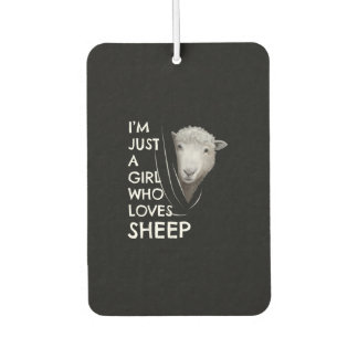 Just A Girl Who Love sheep | Sheep Fans gift Air Freshener