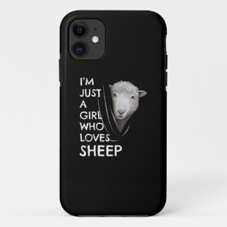 Just A Girl Who Love sheep | Sheep Fans gift iPhone 11 Case