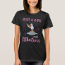 Just a Girl Who Loves Albatross Birds Lover Gift T-Shirt