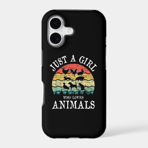 Just A Girl Who Loves Animals - Cute & Heartfelt iPhone 17 Case