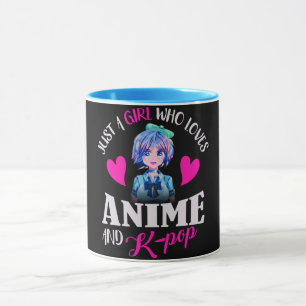 Just A Girl Who Loves Anime and K-Pop Mug
