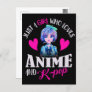 Just A Girl Who Loves Anime and K-Pop  Postcard