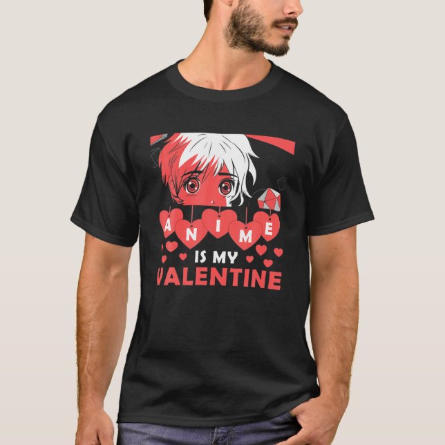 Just A Girl Who Loves Anime And Kpop Merch K Pop T-Shirt (Front)