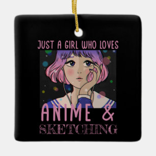 Just a girl who loves anime and sketching ceramic ornament