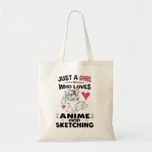 Japanese Anime Tote Bags | Zazzle