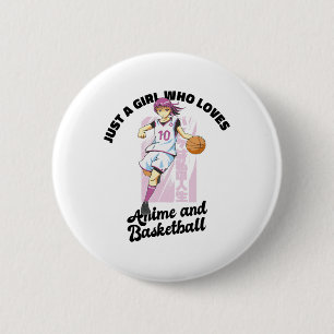 Just A Girl Who Loves Anime And Sketll Player Anim Button