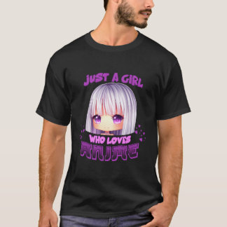 Just A Girl Who Loves Anime Japanese Manga Kawaii T-Shirt