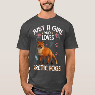 Just a Girl Who Loves Arctic Foes Gift Premium  T-Shirt