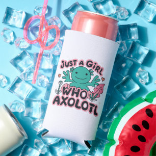 just a girl who loves Axolotl Seltzer Can Cooler