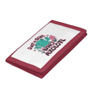 just a girl who loves Axolotl Tri-fold Wallet