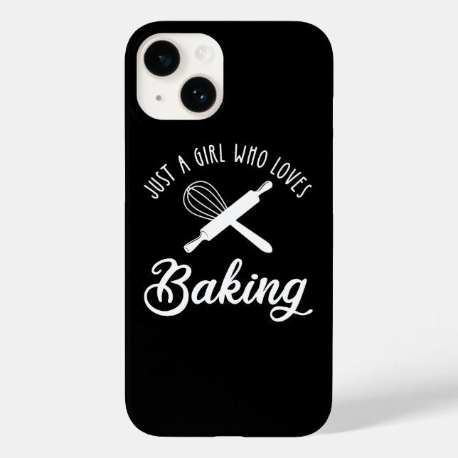 Just A Girl Who Loves Baking Case-Mate iPhone Case (Back)