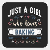 Baking Sticker Baking Gifts Christian Gifts for Women Gift for Baker  Sticker for Baker Jesus Sticker Just a Girl Who Loves Jesus 