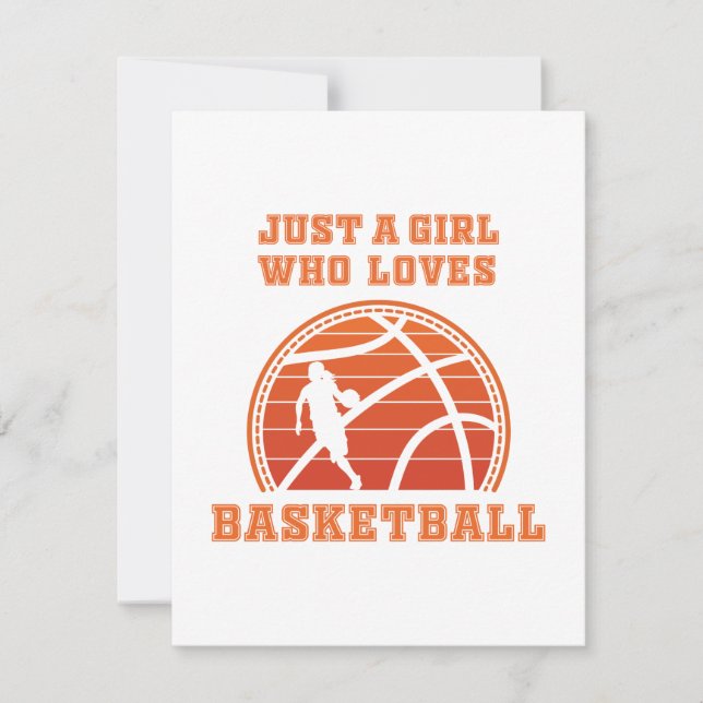 Just A Girl Who Loves Basketball  (Front)