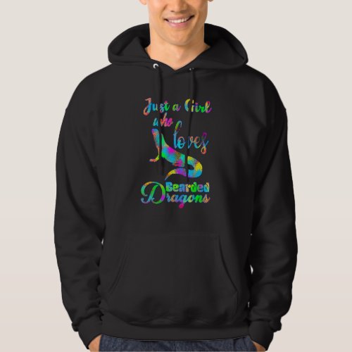 Just A Girl Who Loves Bearded Dragons Designs 3 Hoodie