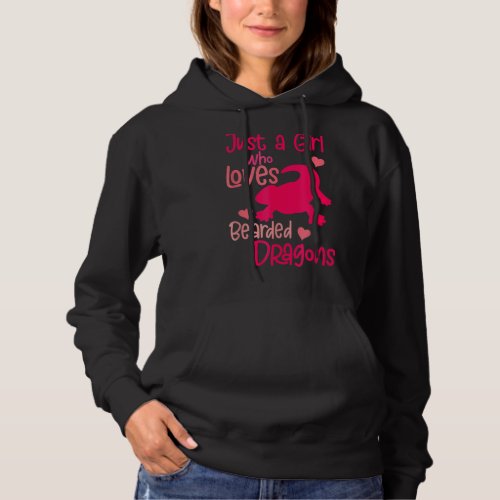 Just a Girl Who Loves Bearded Dragons s Hoodie