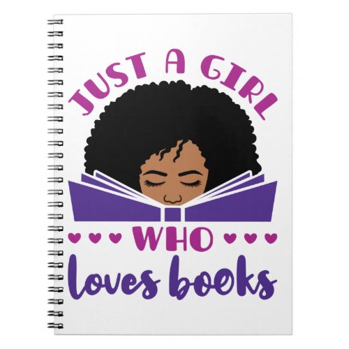 Just a Girl Who Loves Books African American