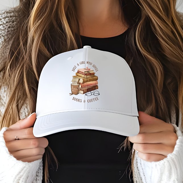 Just a Girl Who Loves Books & Coffee  Trucker Hat (Creator Uploaded)