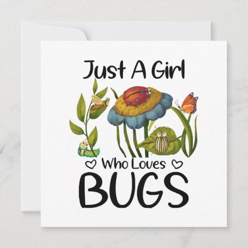 Just a girl who loves bugs