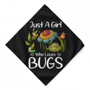 Just a Girl who Loves Bugs Bandana
